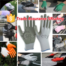 SRSAFETY 13G Schwarz Nahtlose Stricknitril Arbeitshandschuhe / Schutzhandschuhe / Strickhandschuhe